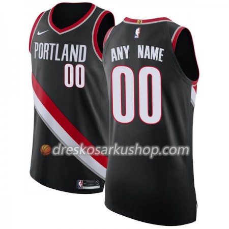 Muški NBA Dres Portland Trail Blazers Personalizirani Nike 2017-18 Crna Swingman